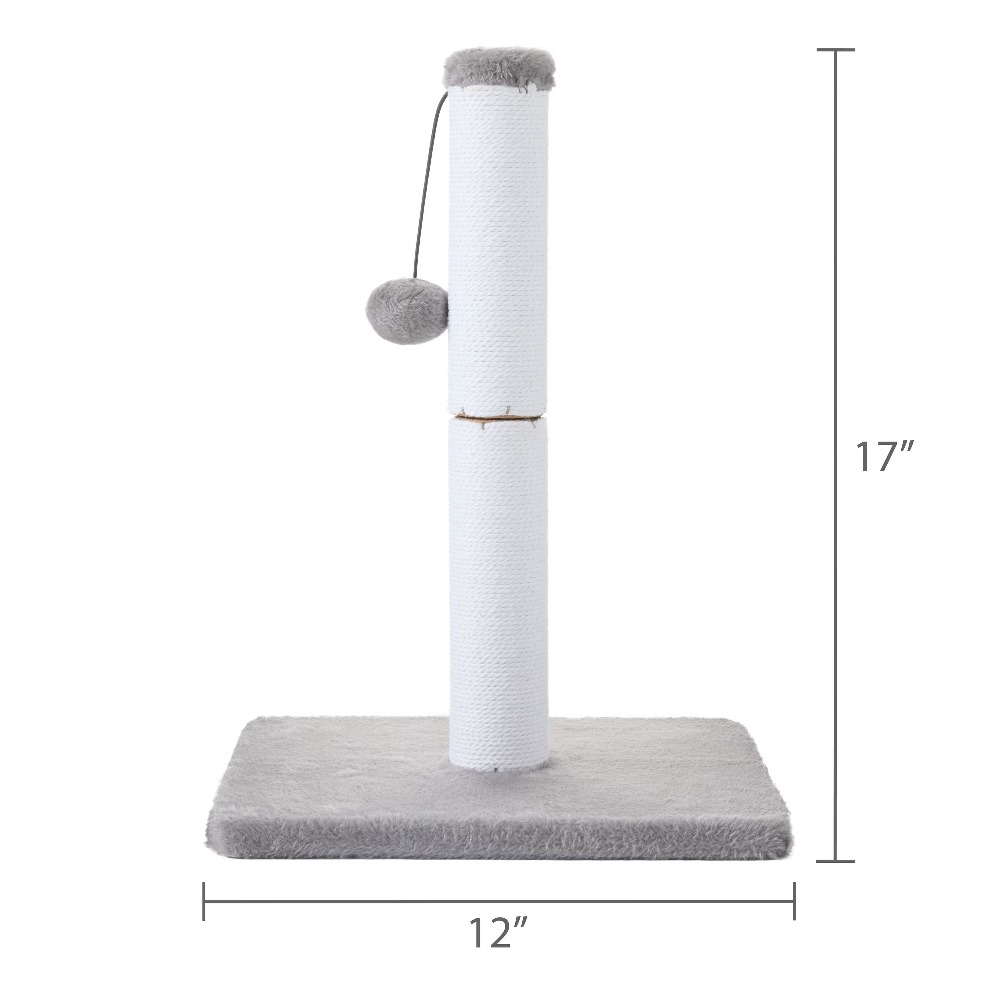 เสาข่วนเล็บแมวพร้อมลูกบอลห้อยท - Cat Scratching Post บทวิจารณ์และราคา
