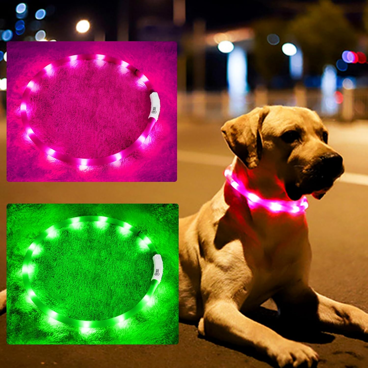 ซิลิโคน LED ปลอกคอสุนัข,ชาร์จ  - Dog Muzzle Silicone บทวิจารณ์และราคา