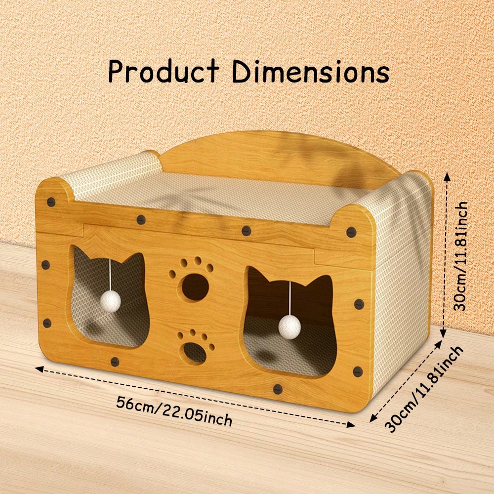 ที่ลับเล็บแมวสองชั้นสุดหรู - บ - Cat Scratching Post บทวิจารณ์และราคา