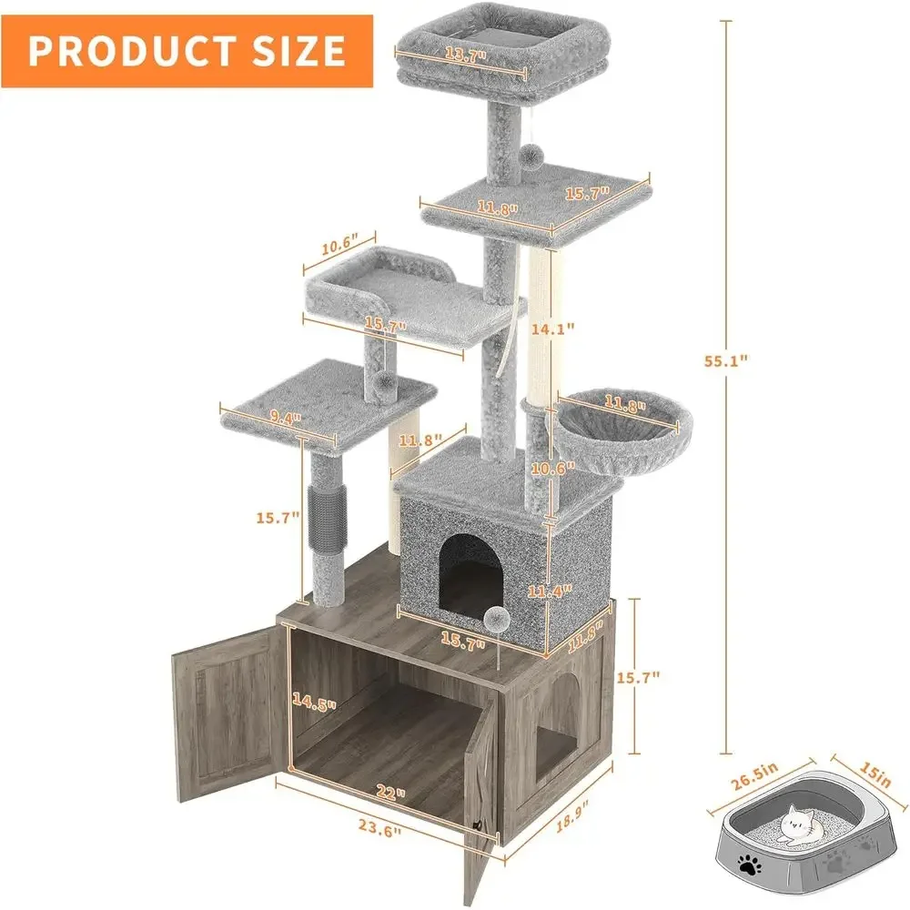 บ้านแมวหลายชั้นขนาดใหญ่ พร้อมก - Cat Scratching Post บทวิจารณ์และราคา
