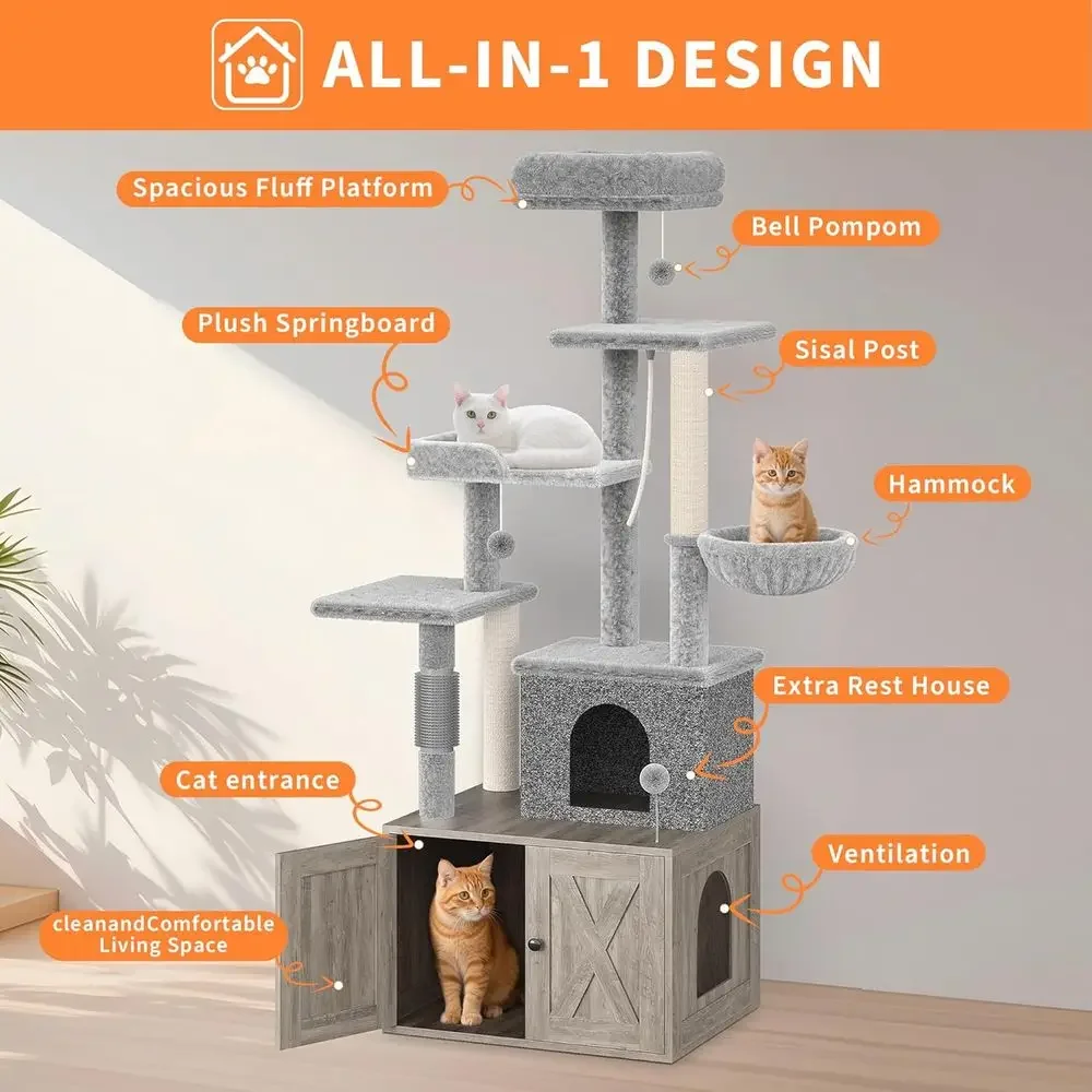 บ้านแมวหลายชั้นขนาดใหญ่ พร้อมก - Cat Scratching Post บทวิจารณ์และราคา