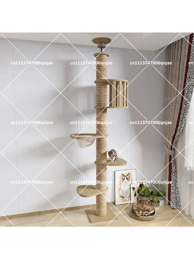 บ้านต้นไม้สำหรับแมวในร่มแบบหลา - Cat Scratching Post บทวิจารณ์และราคา