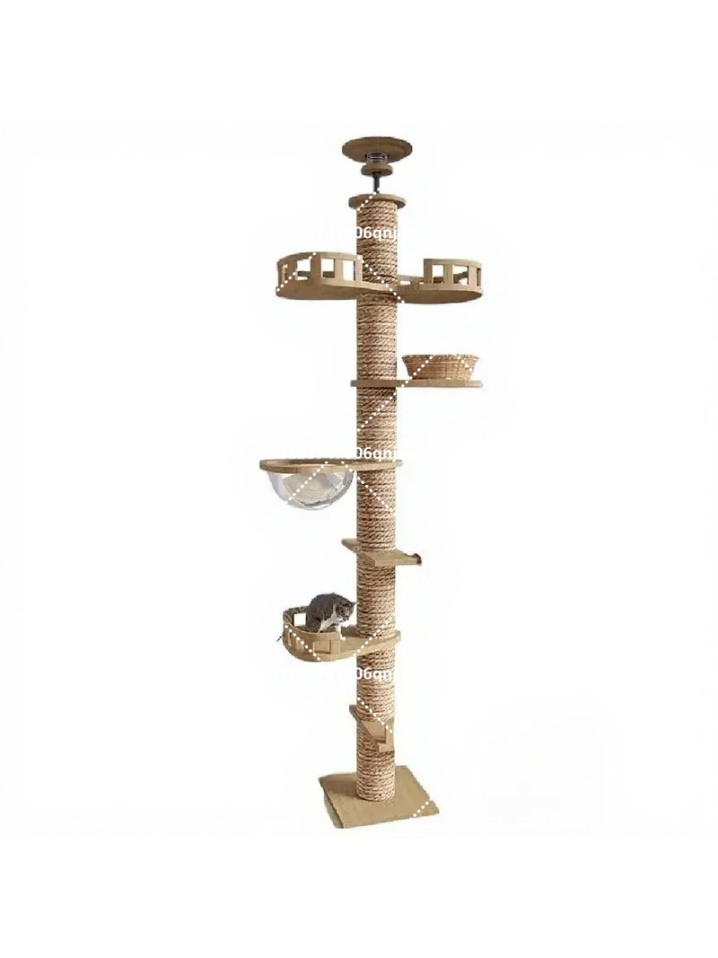บ้านต้นไม้สำหรับแมวในร่มแบบหลา - Cat Scratching Post บทวิจารณ์และราคา
