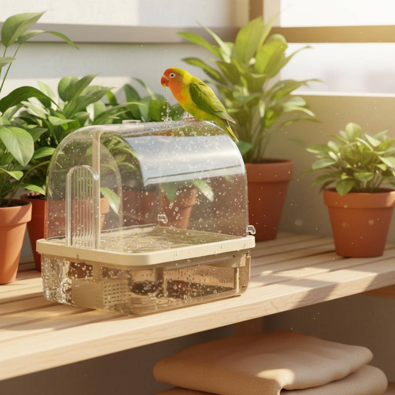 อ่างอาบน้ำนกอัตโนมัติ เซ็นเซอร - Pet Supplies Us บทวิจารณ์และราคา