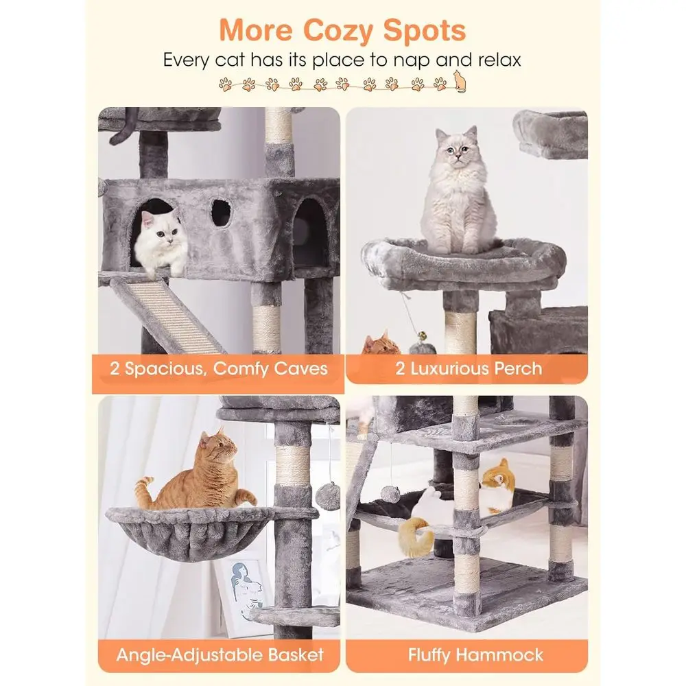 ต้นไม้แมวแบบหลายชั้น 70.1 พร้อ - Cat Scratching Post บทวิจารณ์และราคา