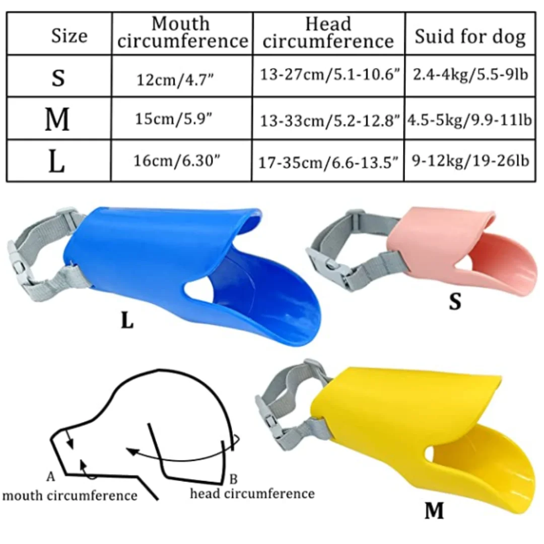 ตะกร้อครอบปากเป็ดซิลิโคนสำหรับ - Dog Muzzle Silicone บทวิจารณ์และราคา