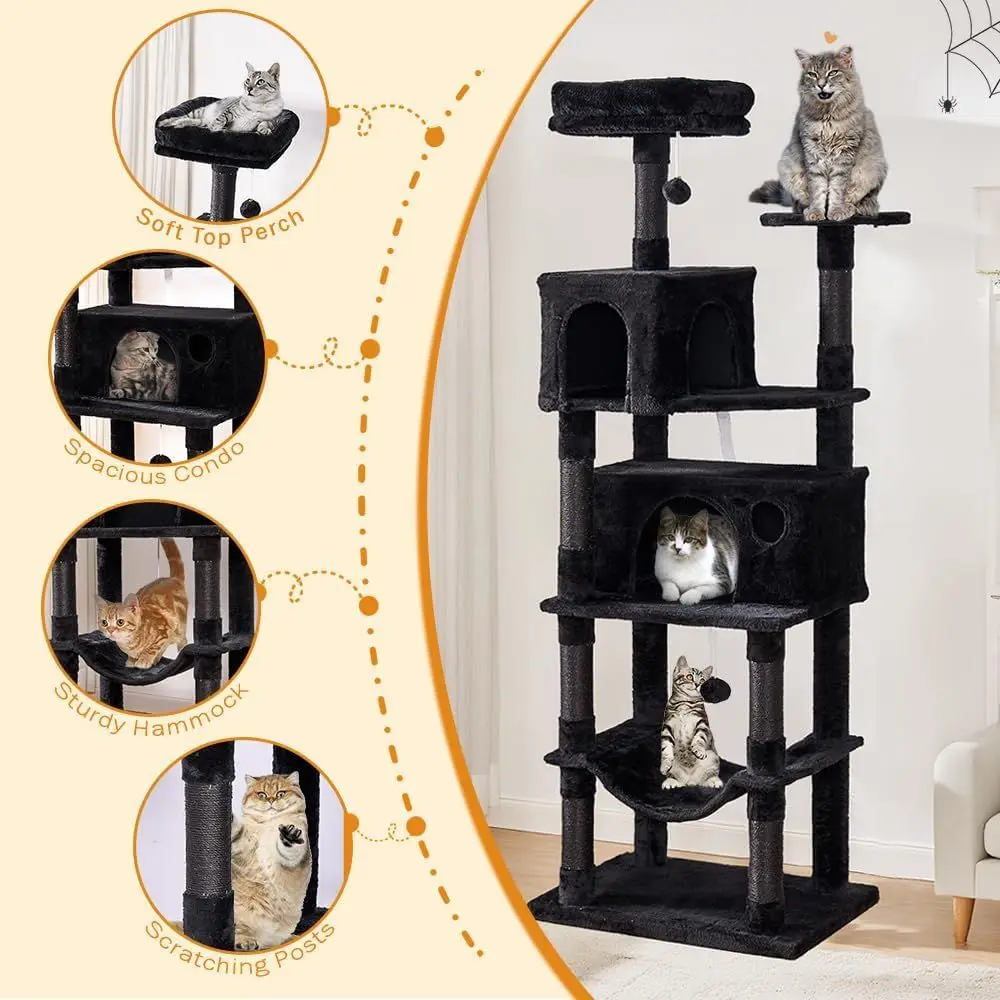 เสาแมวหลายชั้นขนาดใหญ่ 67 ชั้น - Cat Scratching Post บทวิจารณ์และราคา