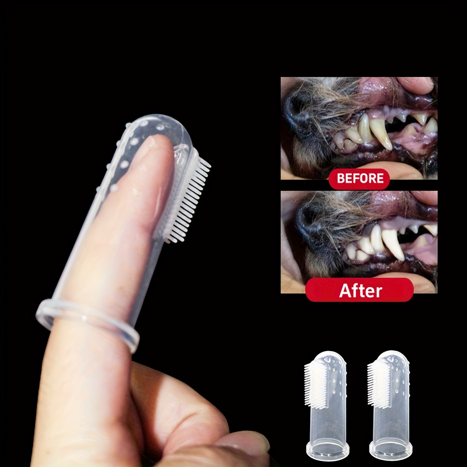 แปรงสีฟันสำหรับสัตว์เลี้ยง 5 ช - Dog Muzzle Silicone บทวิจารณ์และราคา