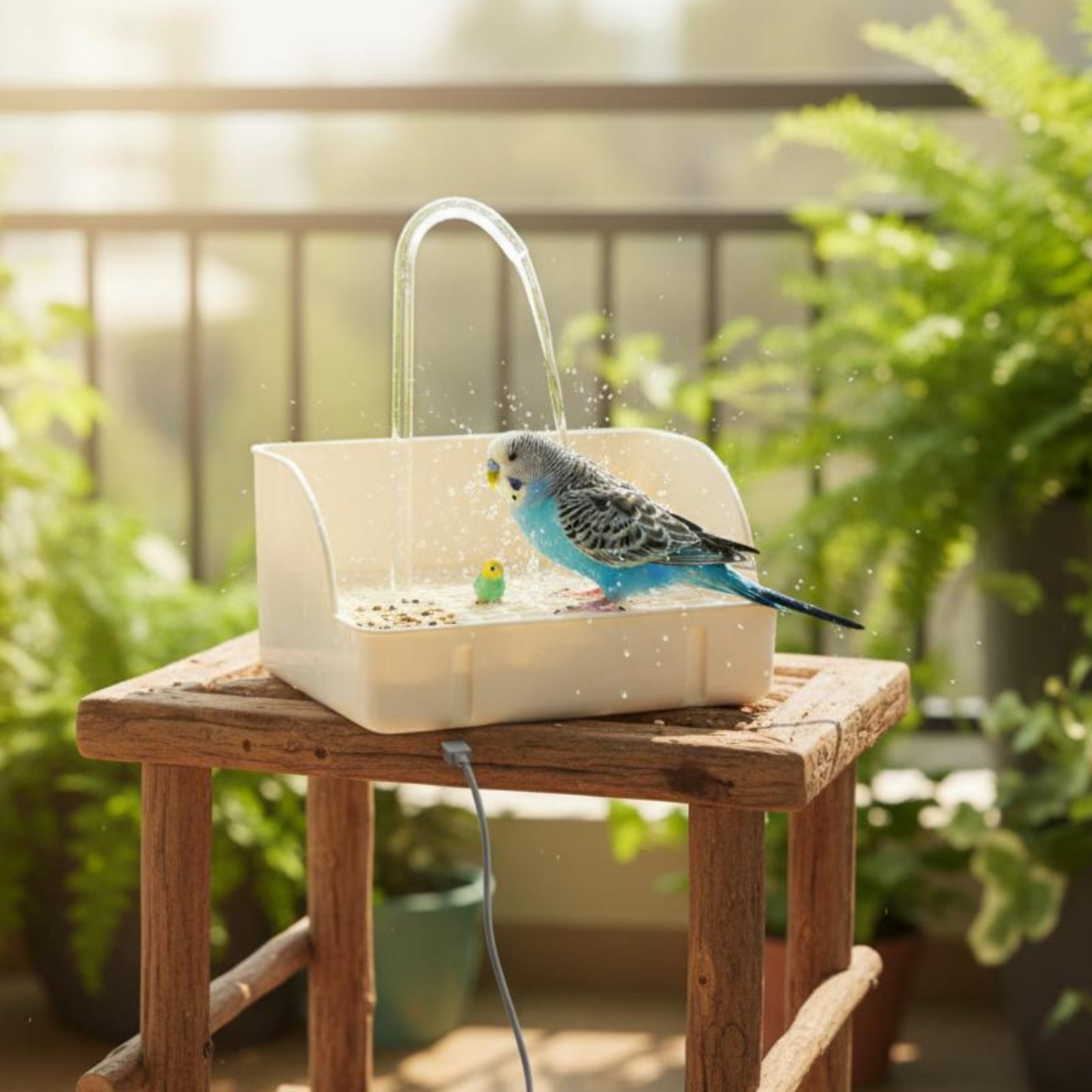 อ่างอาบน้ำนกอัตโนมัติ ทำความสะ - Pet Supplies Us บทวิจารณ์และราคา